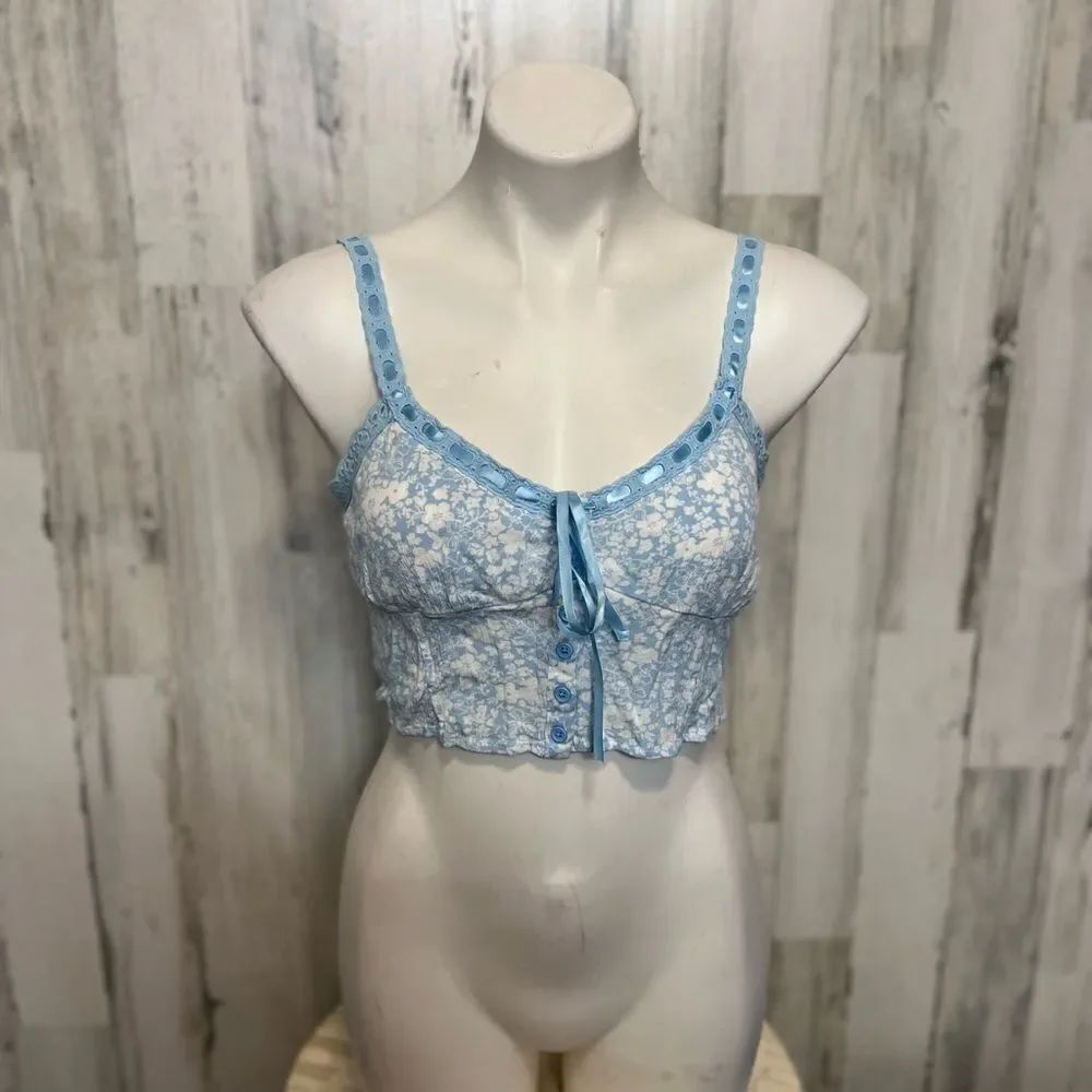 Blue tank top